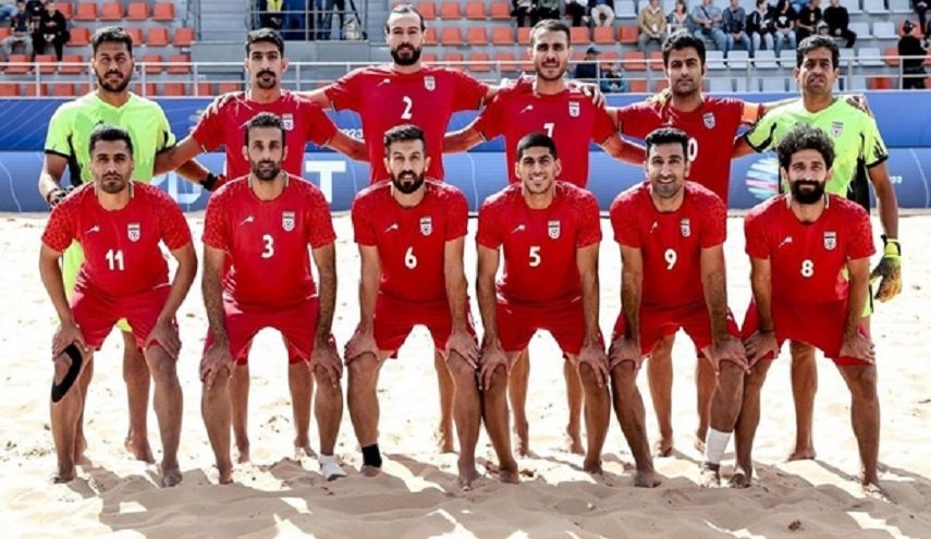 منتخب ايران لكرة القدم الشاطئية في المركز الاول آسيويا