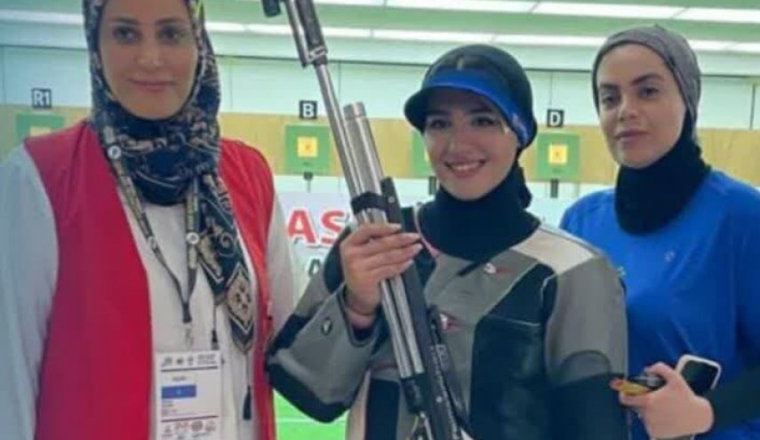 رامية إيرانية تحرز الميدالية الفضية ببطولة كأس آسيا للرماية