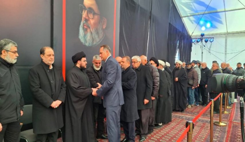 وفود رسمية وشعبية تتوافد إلى بيروت لتقديم التعازي بالشهيدين السيدين