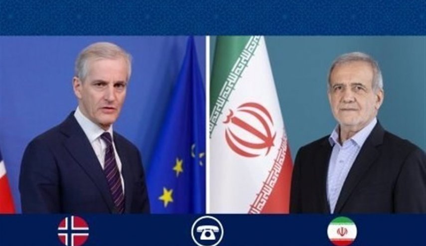 بزشكيان لرئيس وزراء النرويج: ايران وفقا لتوجيهات القائد لم تسع يوما لأسلحة نووية