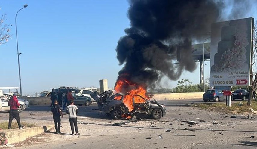 الاحتلال يستهدف سيارة في جنوب لبنان