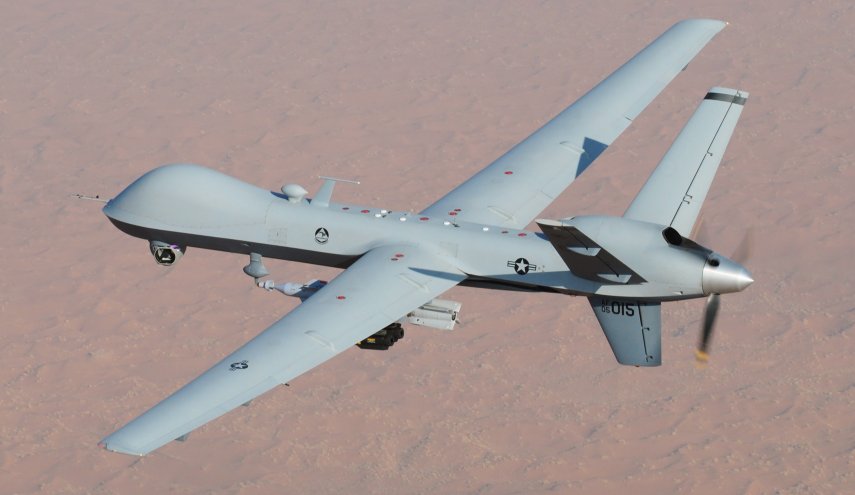  القوات المسلحة اليمنية تسقط طائرة أمريكية من نوع  MQ-9