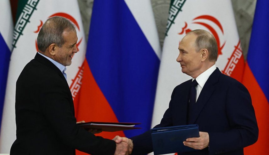 بوتين يوقع معاهدة الشراكة الاستراتيجية مع إيران