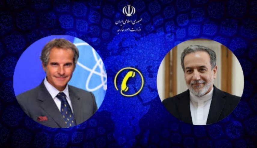 عراقجي يتباحث هاتفيا مع غروسي حول المفاوضات النووية