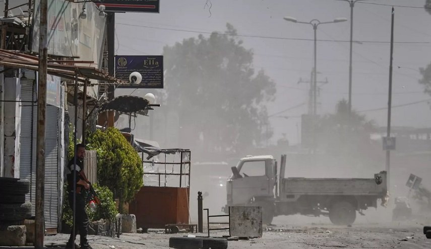 اشتباكات عنيفة في مدينة صحنايا جنوب العاصمة السورية دمشق