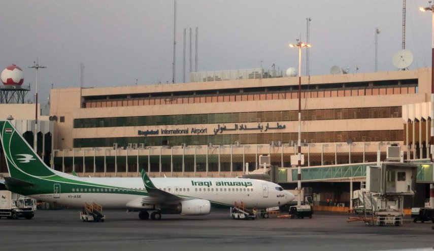 اعادة فتح مطار بغداد بعد إغلاق مؤقت بسبب سوء الأحوال الجوية