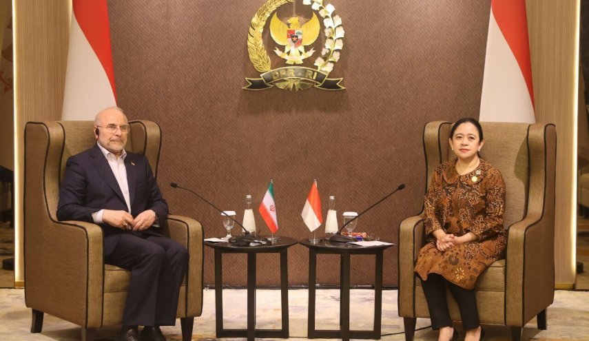 قاليباف يلتقي رئيسة البرلمان الاندونيسي