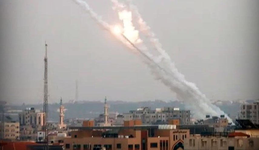 حمله موشکی از غزه به اراضی اشغالی