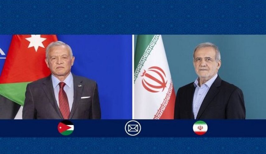 بزشكيان يهنئ ملك الأردن بالعيد الوطني لبلاده