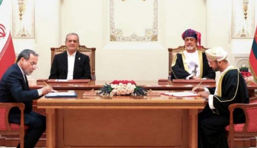 ايران وعمان تؤكدان على دعم وقف اطلاق النار في غزة