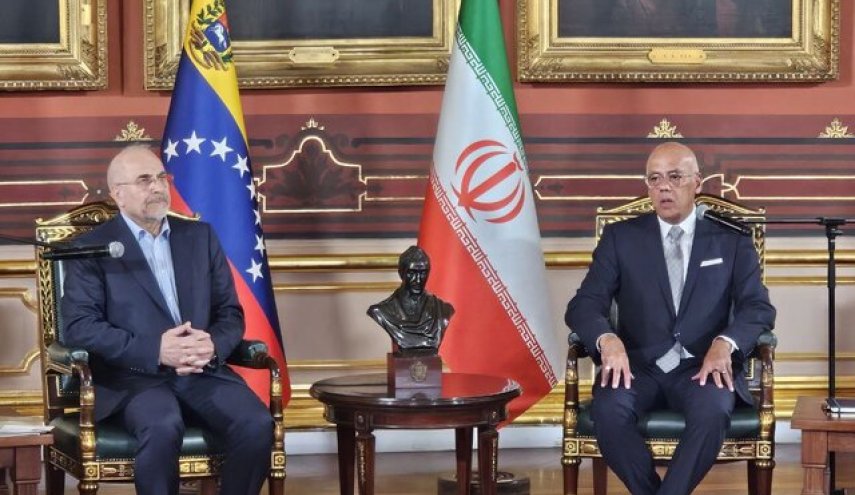 دیدار روسای مجالس ایران و ونزوئلا