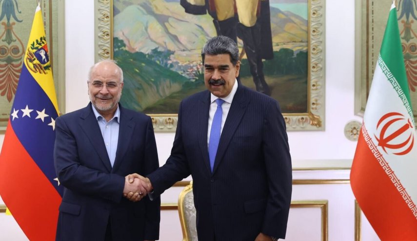 قاليباف يلتقي الرئيس الفنزويلي