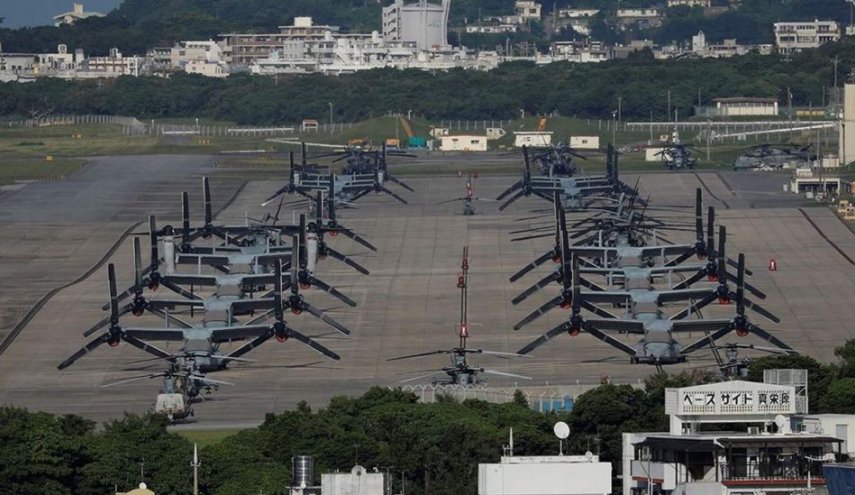 انفجار بقاعدة كادينا الجوية الأمريكية في اليابان وأنباء عن إصابات