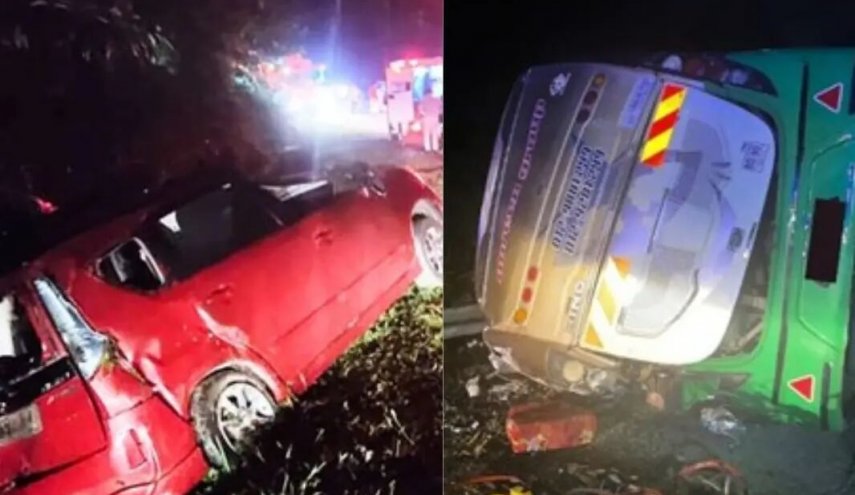 حادثه بزرگراه در مالزی ۱۵ کشته و ۳۳ مجروح برجای گذاشت
