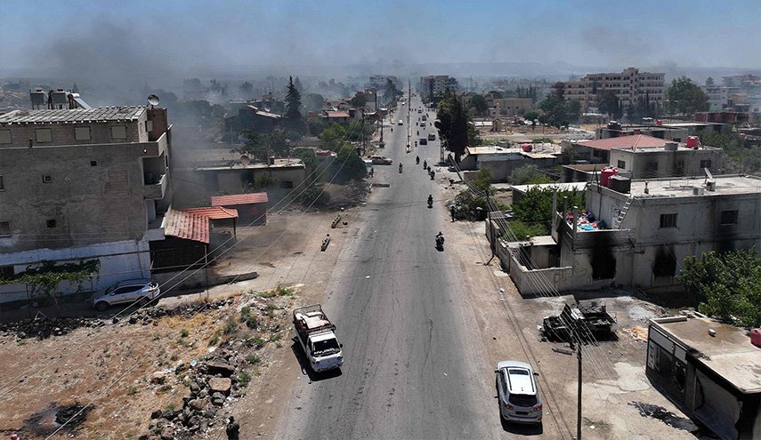 اشتباكات السويداء ابتعدت لمسافة 4 كيلومترات عن المدينة