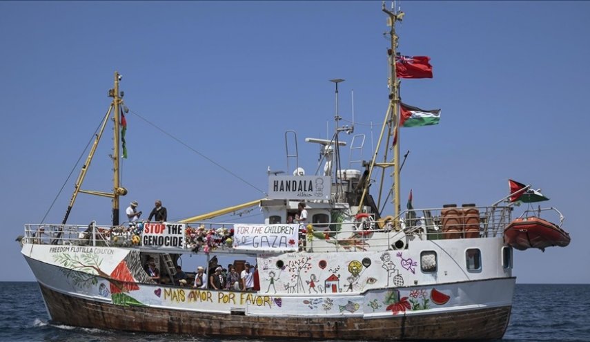 انقطاع الاتصال بسفينة حنظلة