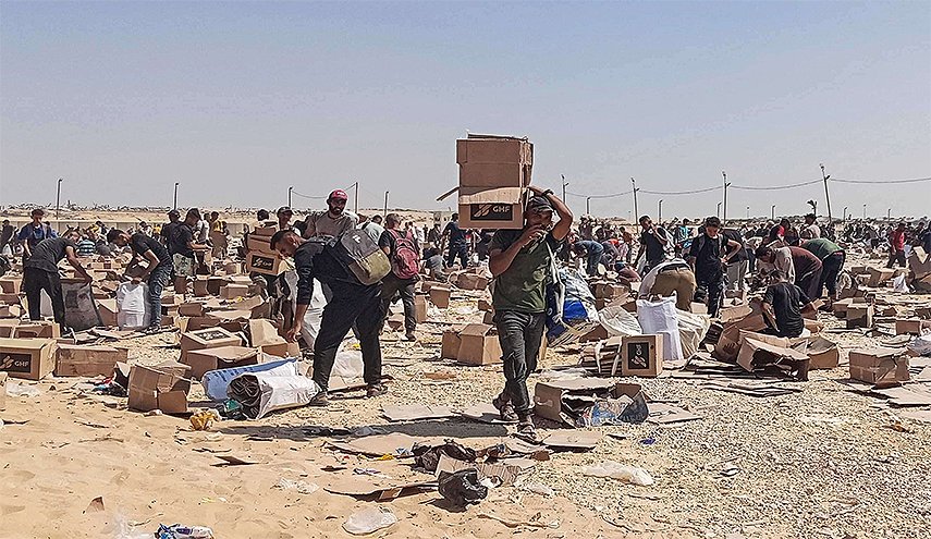 الإنزالات سقطت بمناطق تمركز الاحتلال والشاحنات نهبت بتواطؤ منه