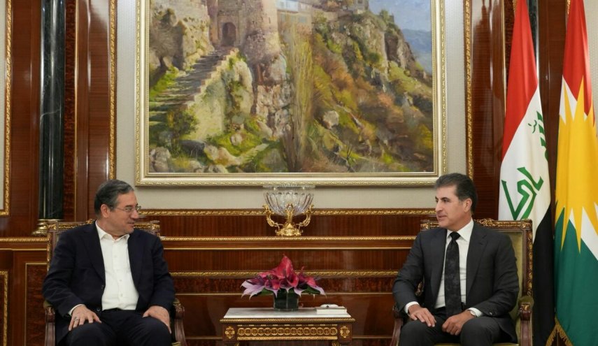 تاکید «نیچیروان بارزانی» بر گسترش روابط با ایران 