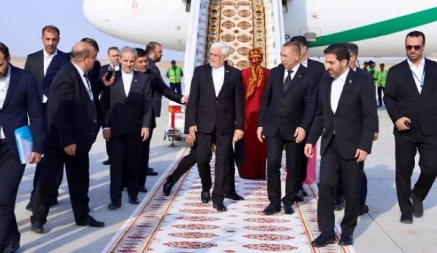 معاون اول رئیس جمهور وارد ترکمنستان شد
