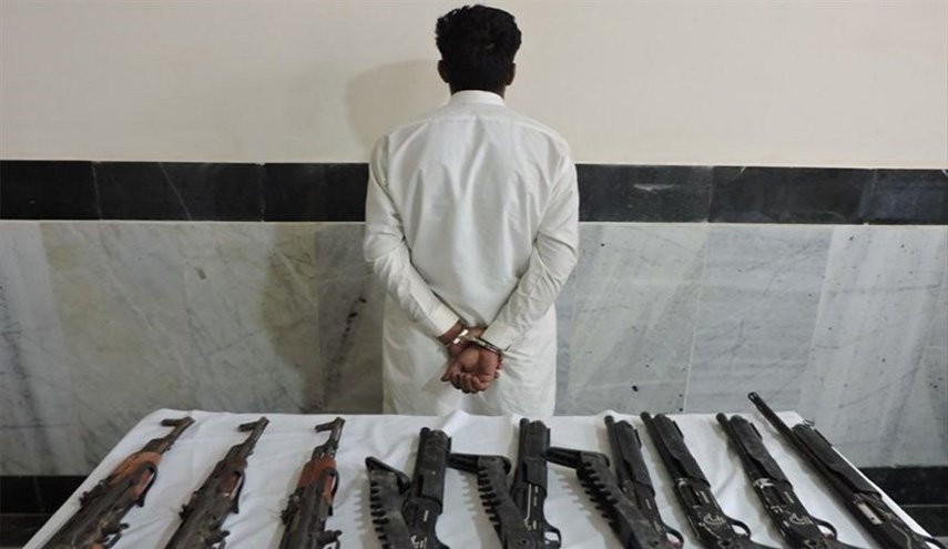 كشف وضبط شحنة أسلحة أمريكية جنوب شرق إيران