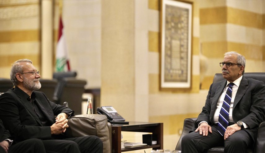 لاريجاني يلتقي رئيس الوزراء اللبناني