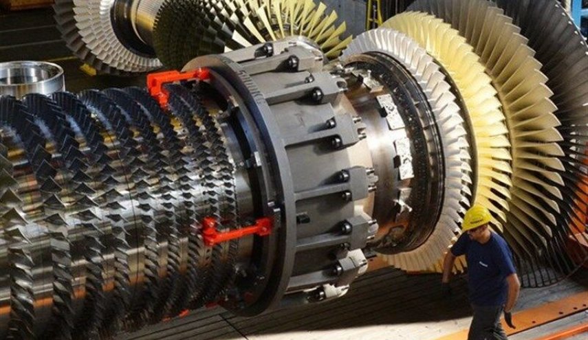 إزاحة الستار عن أول وحدة توربينية غازية إيرانية متطورة من فئة 