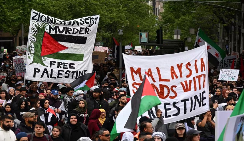 مظاهرات في أستراليا تطالب بوقف حرب الإبادة ومعاقبة 'إسرائيل'