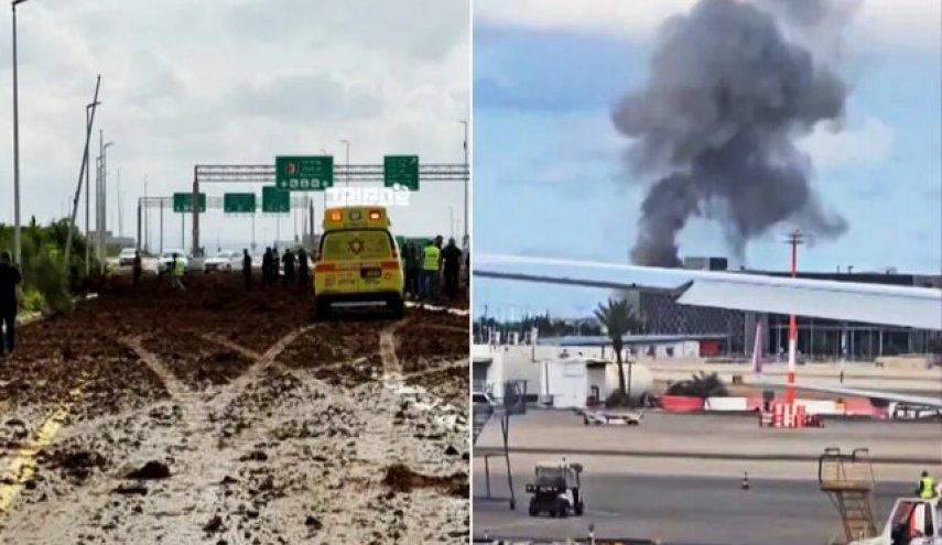 حمله موشکی از یمن به اراضی اشغالی
