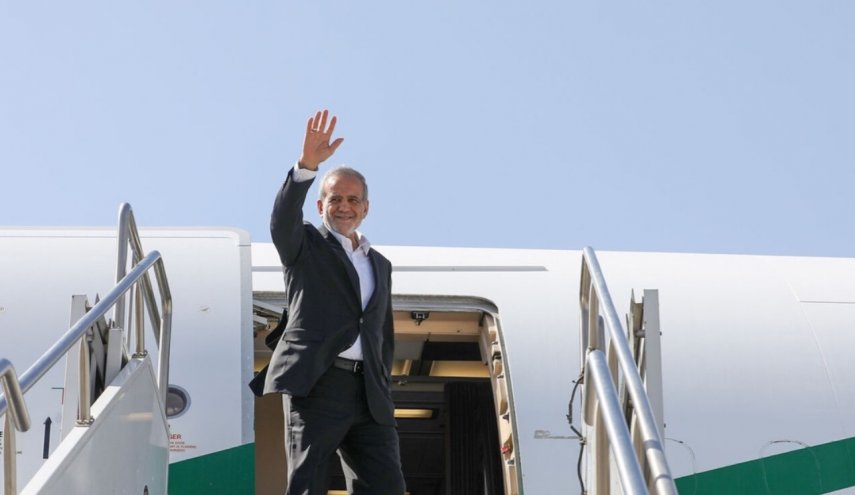 الرئيس الايراني يغادر طهران الى الصين للمشاركة في قمة منظمة شنغهاي 