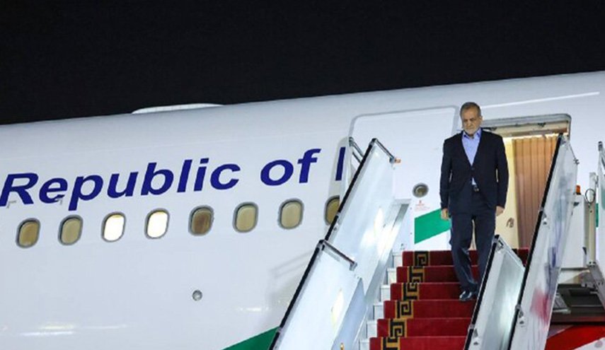 الرئيس الإيراني يصل تيانجين الصينية لحضور قمة شنغهاي