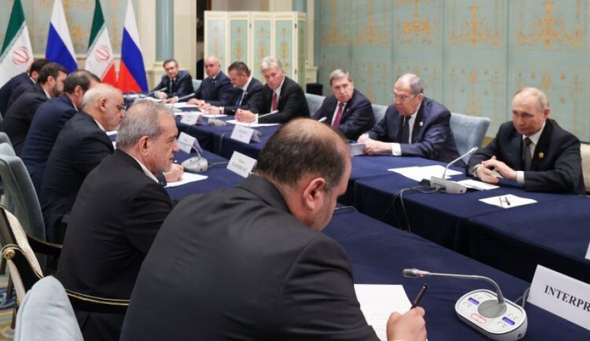 لقاء بزشكيان وبوتين كان مثمرًا ومهما للغاية