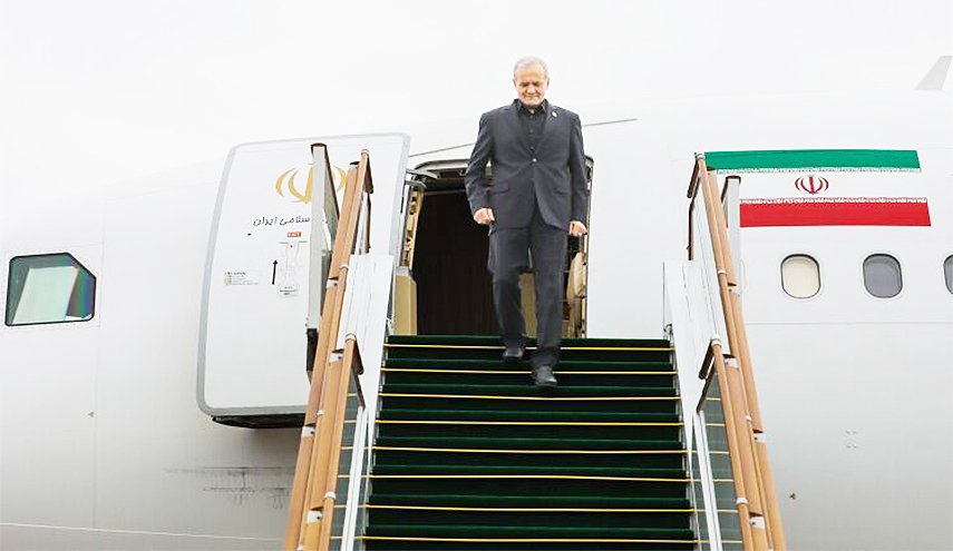 بزشكيان يعود إلى طهران في ختام زيارته للصين