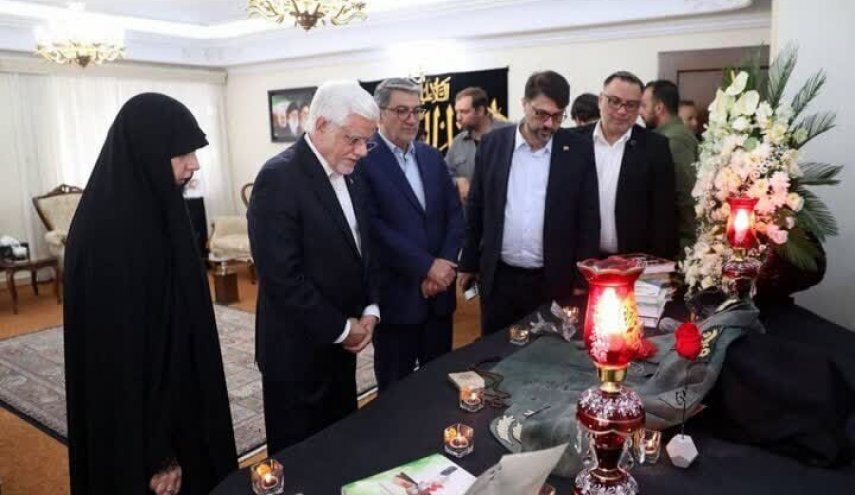 عارف يلتقي بعائلات القادة والعلماء الذين استشهدوا في عدوان الـ12 يوما