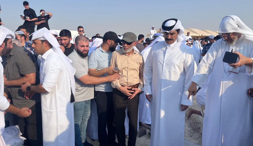 اولین حضور سه رهبر حماس مقابل دوربین‌ها پس از حمله اسرائیل