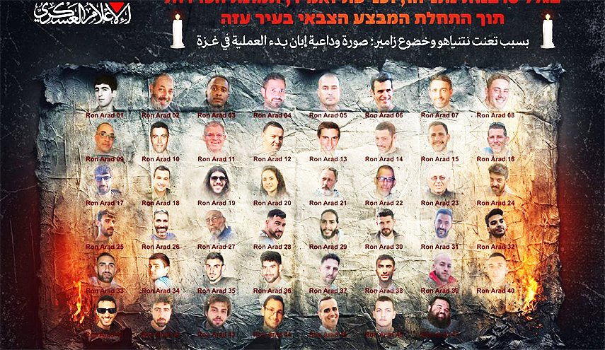 صورة 'وداعية' للأسرى تنشرها القسام وسط تصاعد وتيرة احتجاجات ذويهم