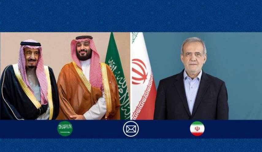 پیام پزشکیان به پادشاه و ولیعهد عربستان