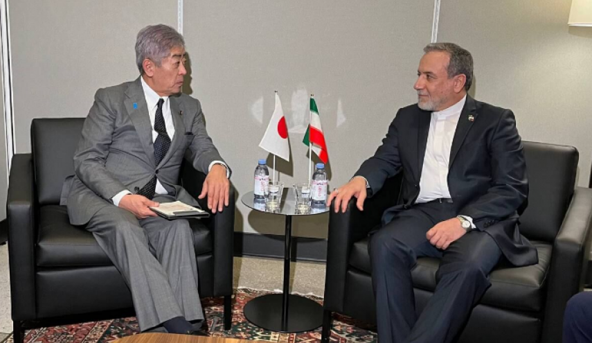 عراقچی با وزیر خارجه ژاپن دیدار کرد