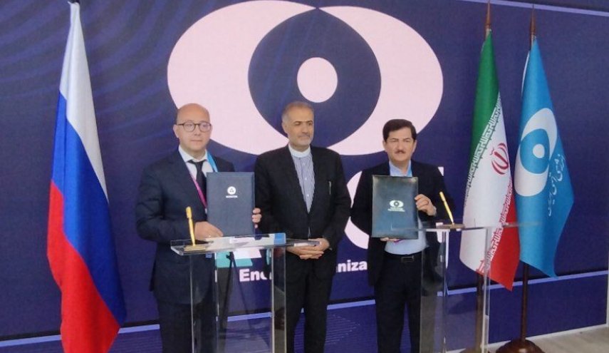 توقيع اتفاقية لبناء 4 محطات طاقة نووية جديدة في إيران