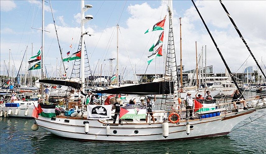 أكثر من 20 سفينة حربية إسرائيلية تتجه نحو أسطول الصمود