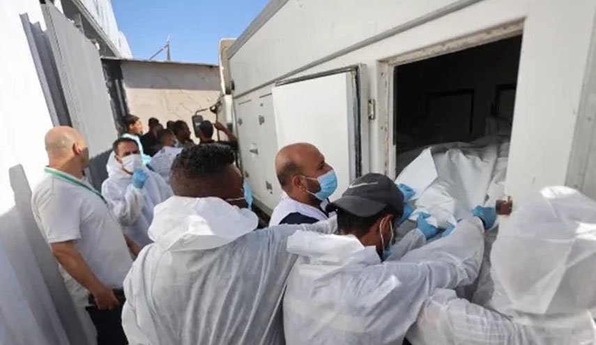 مقبرة جماعية تضم جثامين 54 شهيدًا مجهولي الهوية أعادهم الاحتلال