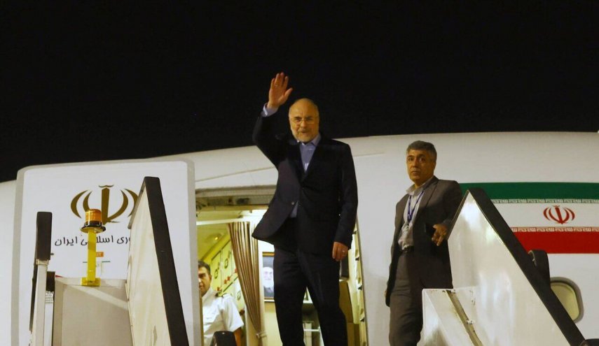 قاليباف يغادر كراتشي عائدا الى طهران