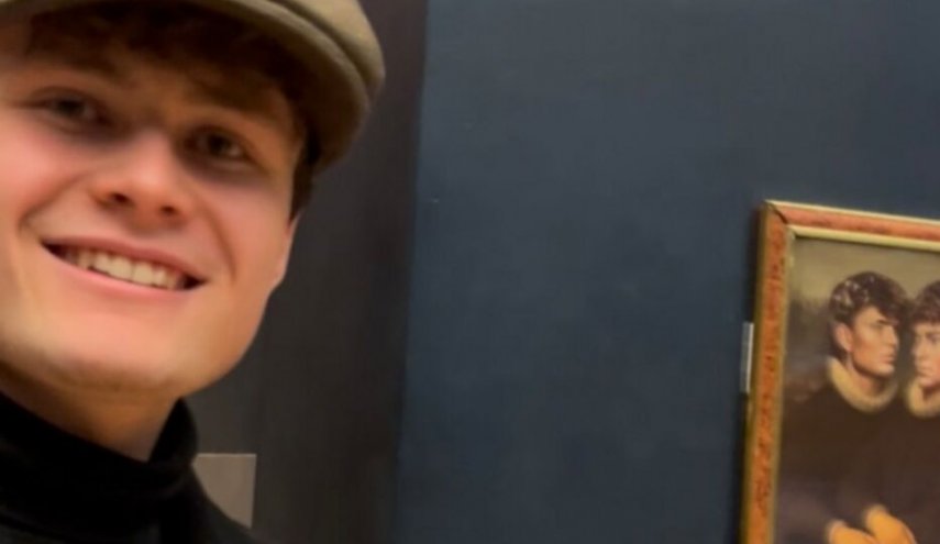 امنیت موزه لوور بار دیگر مضحکه رسانه‌های جهان شد+فیلم