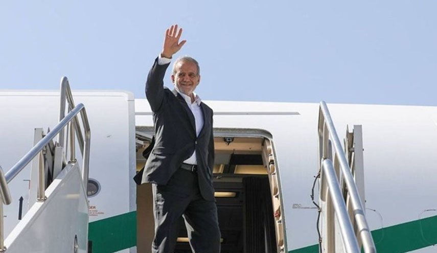 الرئيس بزشكيان يتوجه إلى كازاخستان