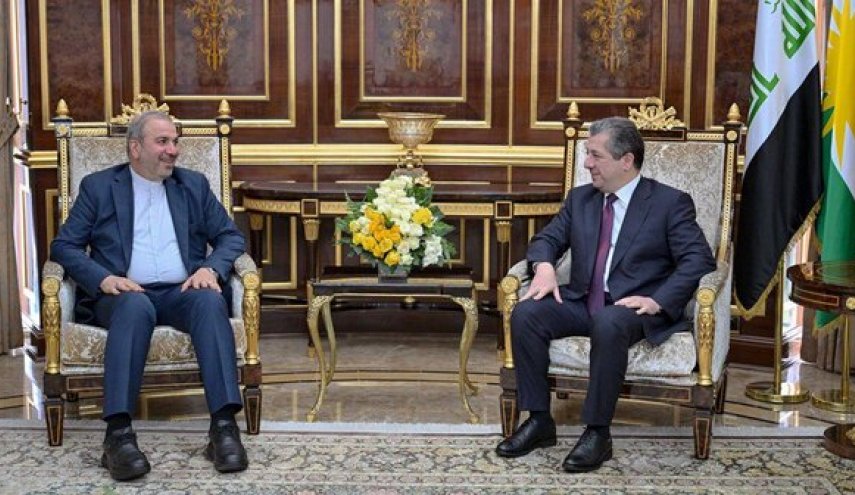 رایزنی سفیر ایران با نخست‌وزیر اقلیم کردستان عراق