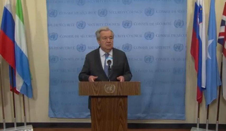 غوتيريش یؤكد ضرورة الانتقال إلى المرحلة الثانية من اتفاق غزة