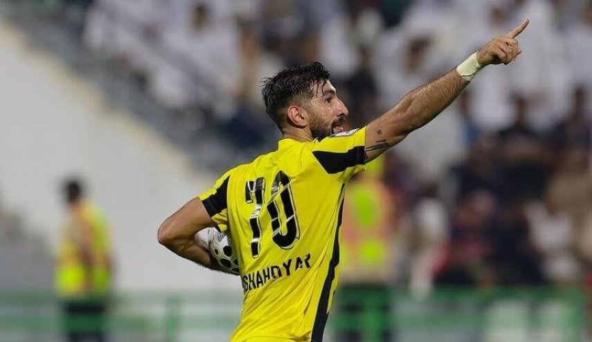 گلزنی مهاجم ایرانی در شب تساوی الاتحاد کلبا