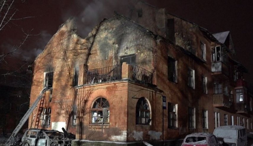 قتلى وجرحى بهجوم روسي واسع على العاصمة الأوكرانية كييف