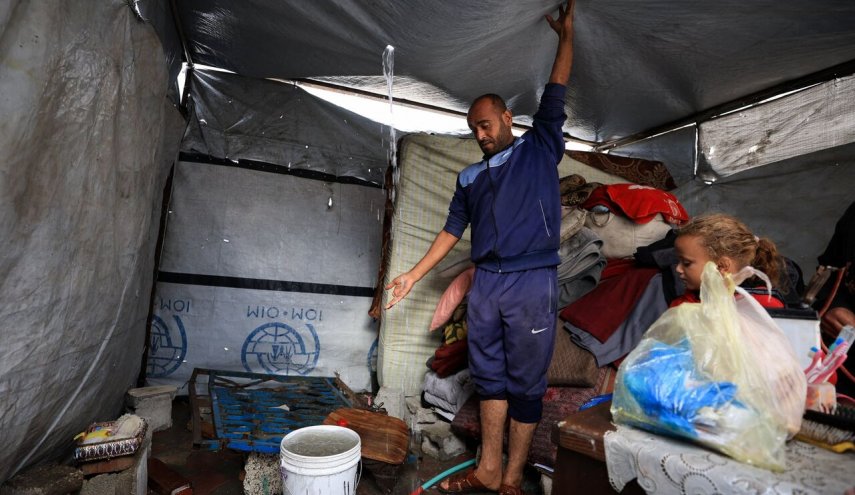 ۲۱ فلسطینی در نوار غزه به دلیل سرما جان باختند