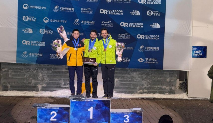 طلا و برنز جهان برگردن یخ‌نوردان ایرانی