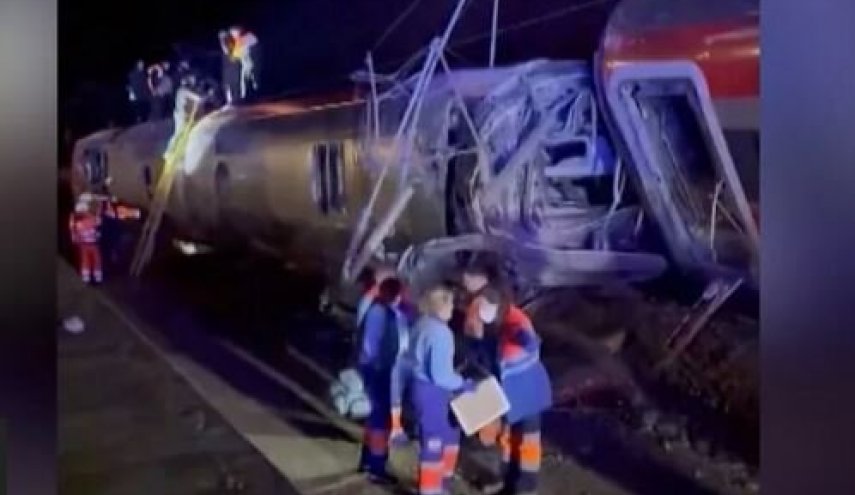 تصادف ۲ قطار در جنوب اسپانیا؛ ۳۹ تن کشته شدند